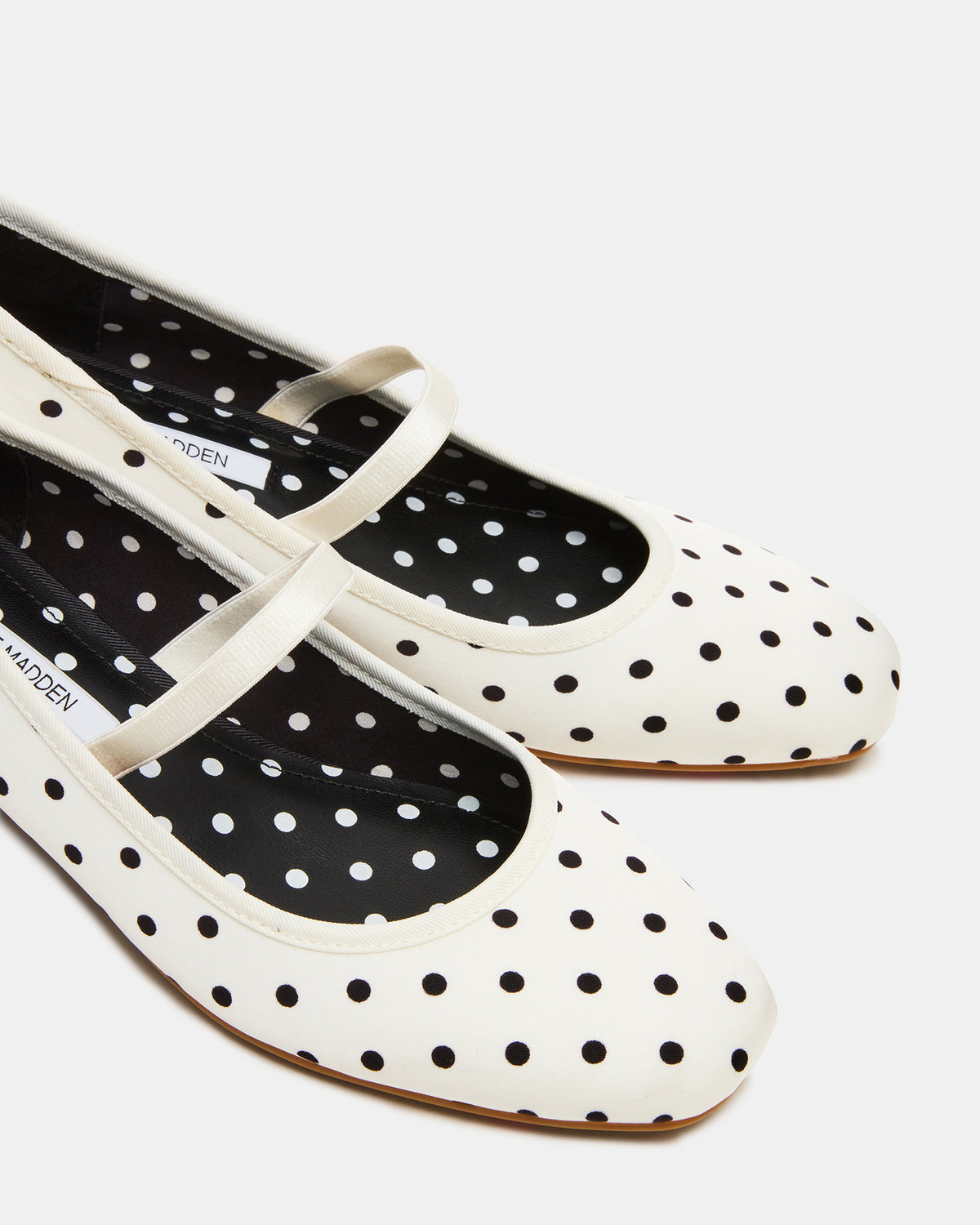 MURAL Polka Dot Mary Jane Block Heel Square-Toe Women's Heel - Steve Madden