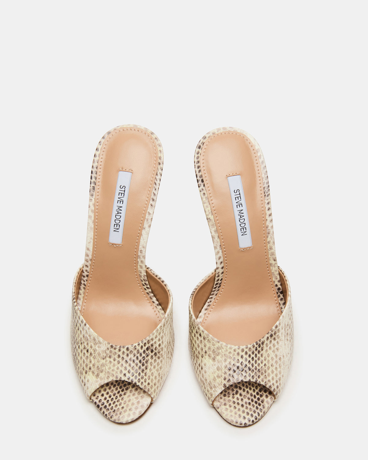 PRIYA Natural Snake Mule Women's Heel - Steve Madden