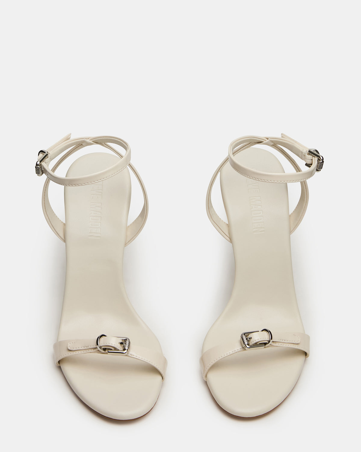 FOXX Bone Patent Strappy Stiletto Open-Toe Women's Heel - Steve Madden