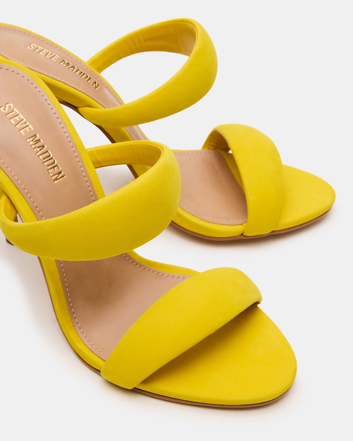 SATURN Yellow Stiletto Mule Women's Heel - Steve Madden