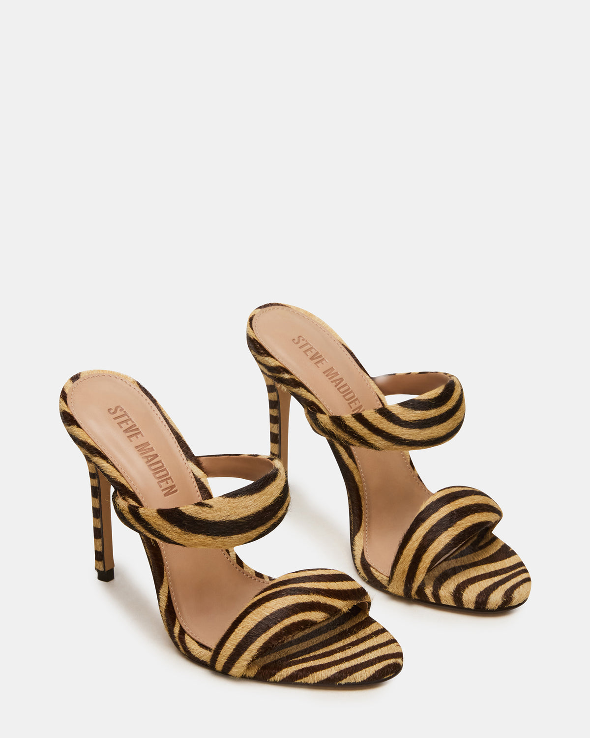 SATURN Tiger Stiletto Mule Women's Heel - Steve Madden