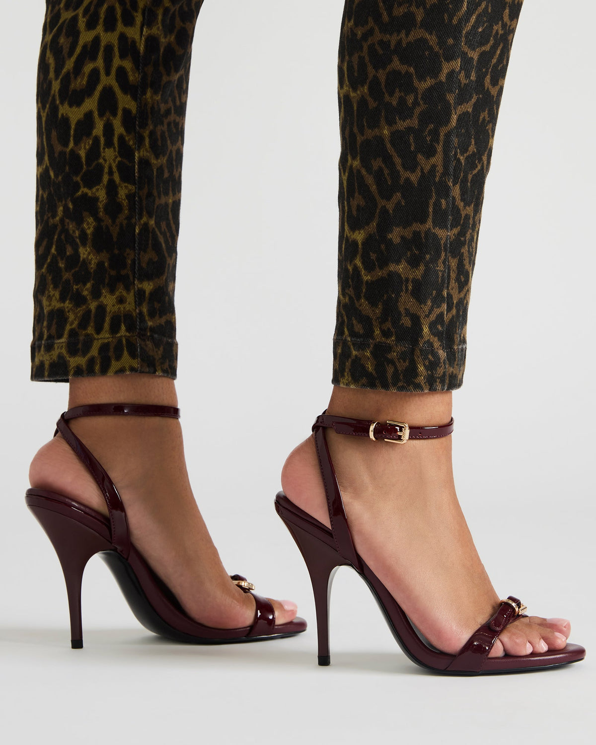 FOXX Silver Strappy Stiletto Open-Toe Women's Heel - Steve Madden