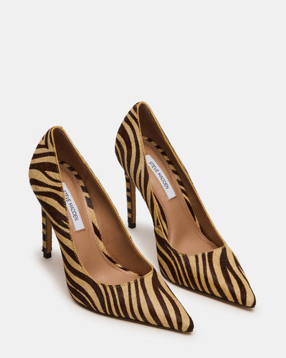 NOIR Tiger Pointed-Toe Stiletto Pump Women's Heels - Steve Madden