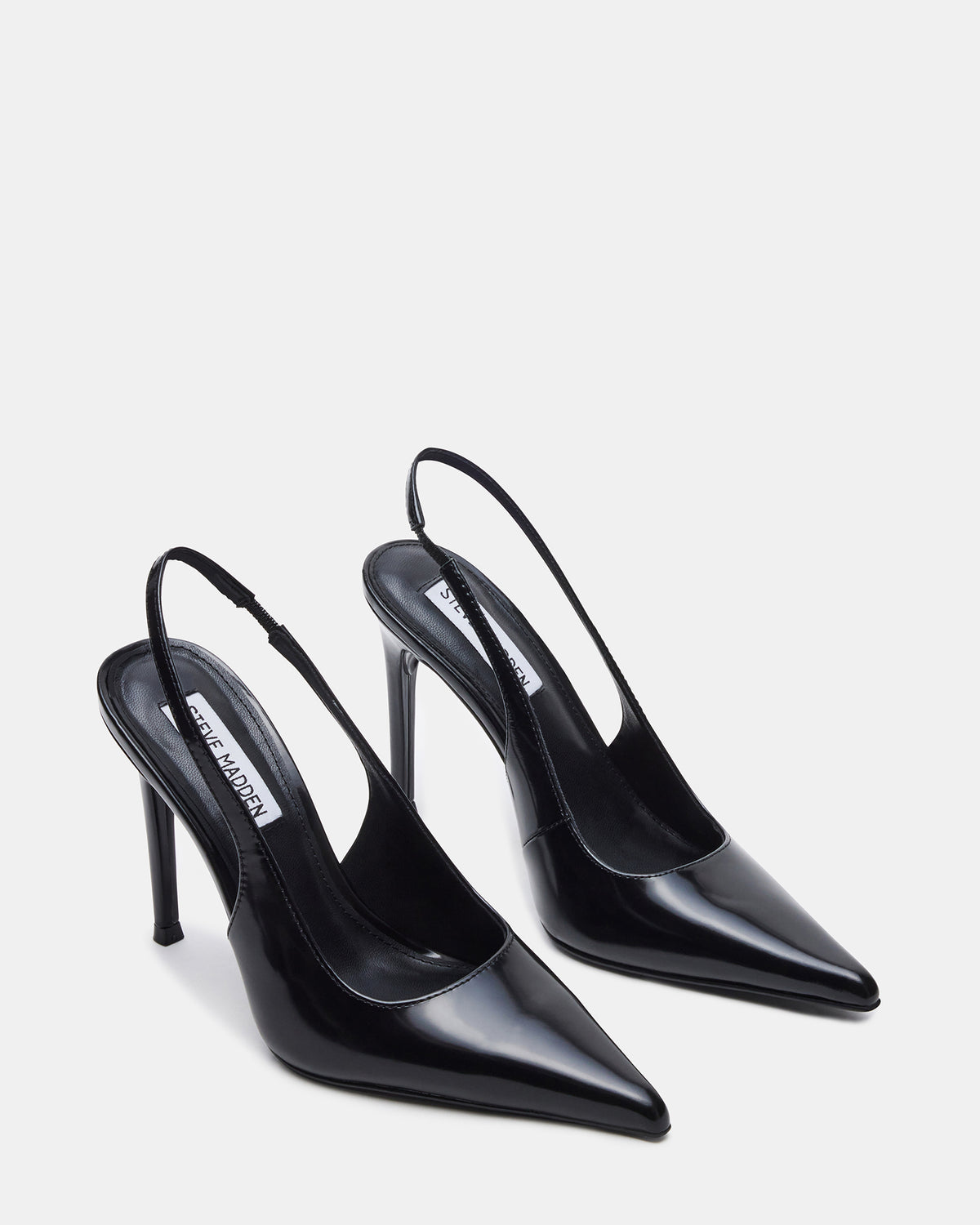 REYES Black Box Slingback Stiletto Pointed-Toe Pump Women's Heel - Steve Madden