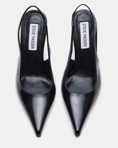 REYES Black Box Slingback Stiletto Pointed-Toe Pump Women's Heel - Steve Madden