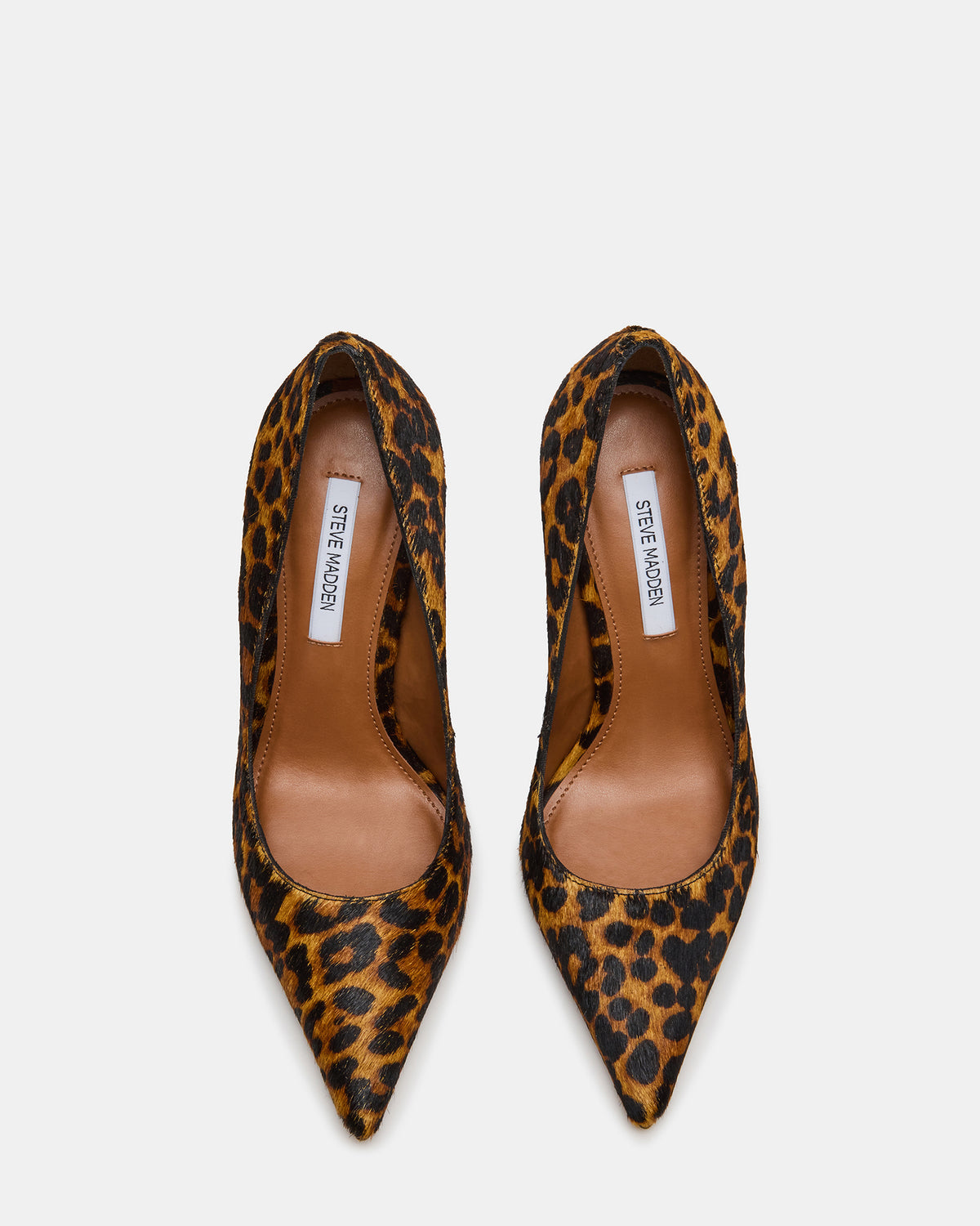 NOIR Leopard Pointed-Toe Stiletto Pump Women's Heels - Steve Madden
