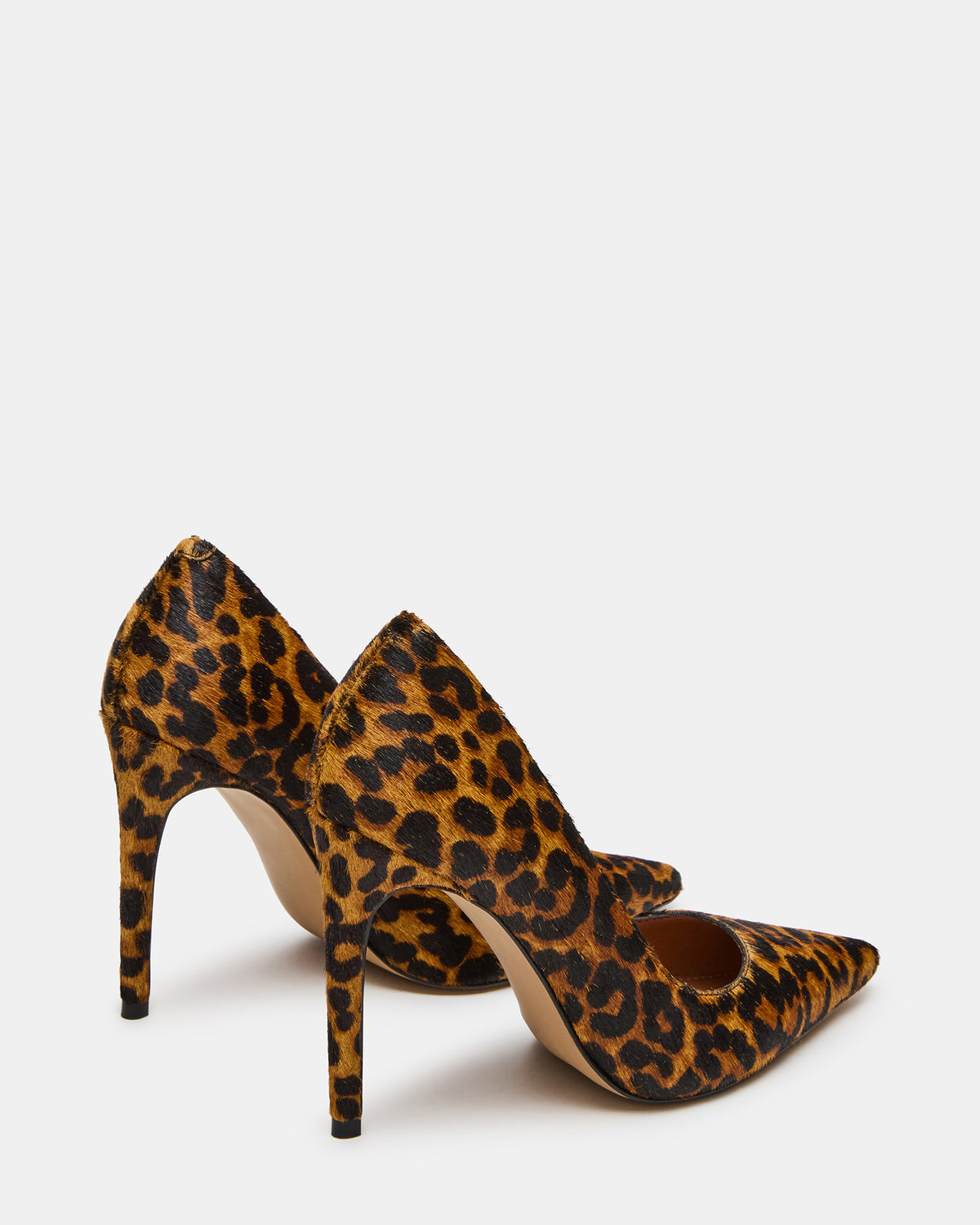 NOIR Leopard Pointed-Toe Stiletto Pump Women's Heels - Steve Madden