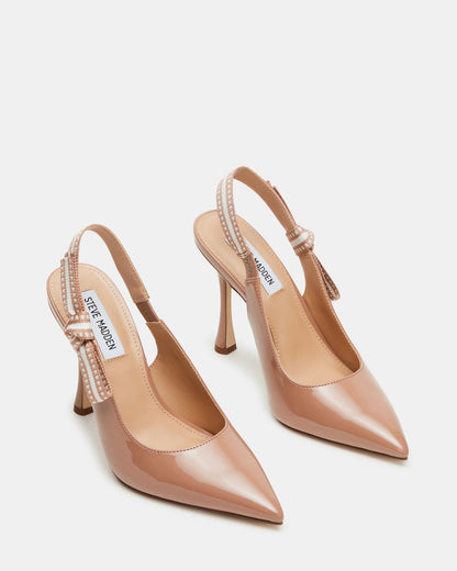 BRI Blush Patent Slingback Pump Women's Heel - Steve Madden