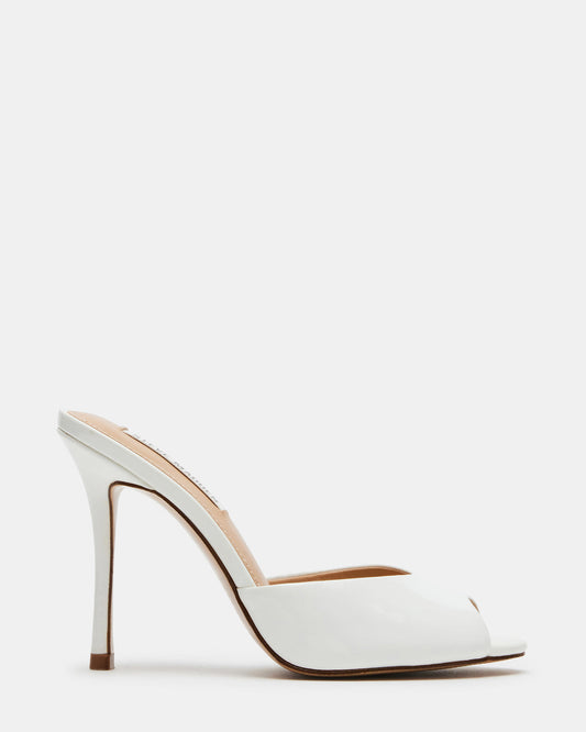 PRIYA White Patent Women's Mule - Steve Madden