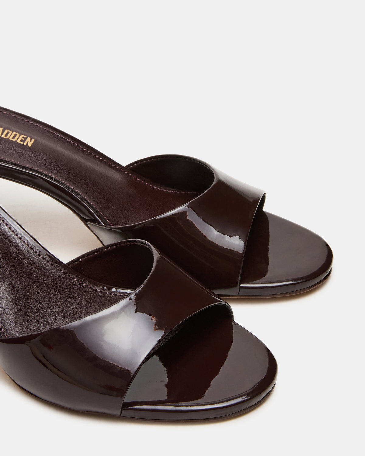 KENDRIX Brown Leather Women's Mule Heel - Steve Madden