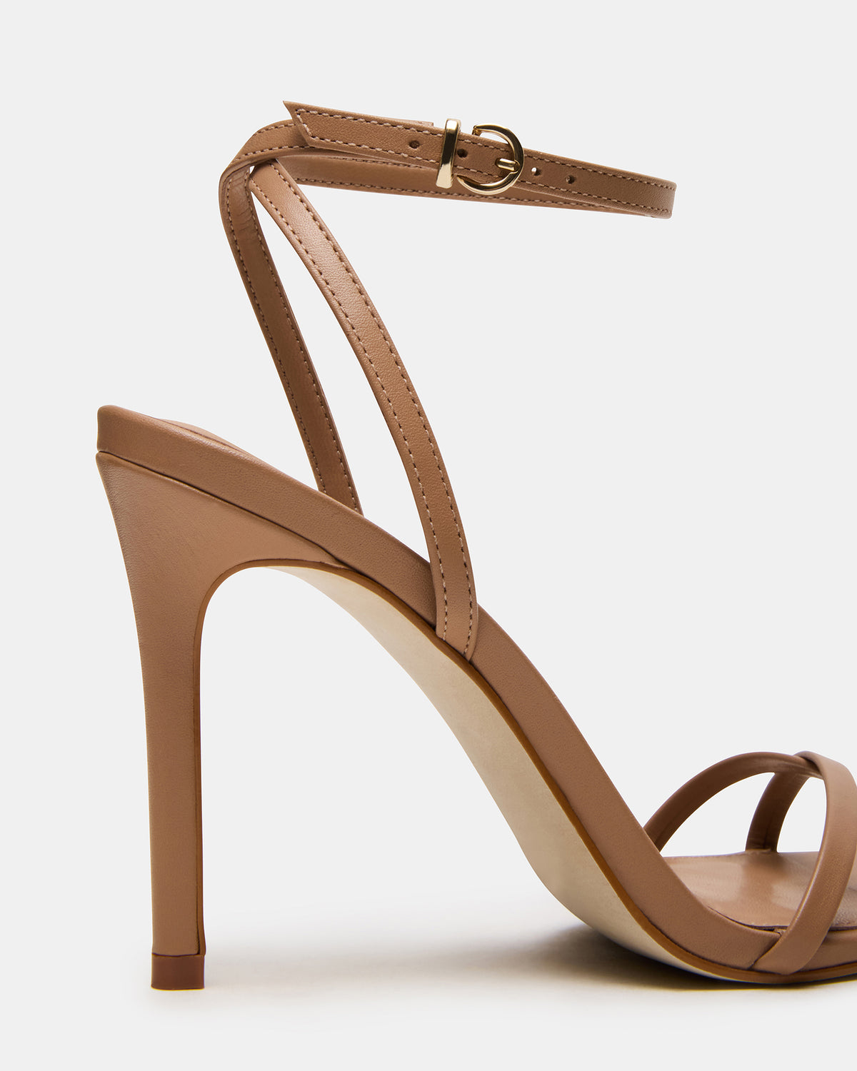 JYPSEY Tan Leather Strappy Stiletto Women's Heel - Steve Madden