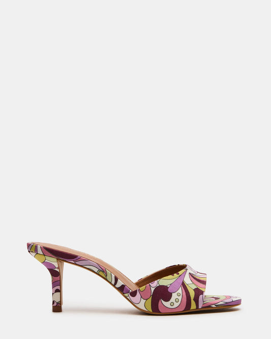 KENDRIX Pink Print Women's Mule Heel - Steve Madden