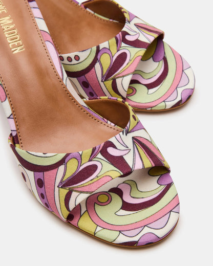 KENDRIX Pink Print Women's Mule Heel - Steve Madden