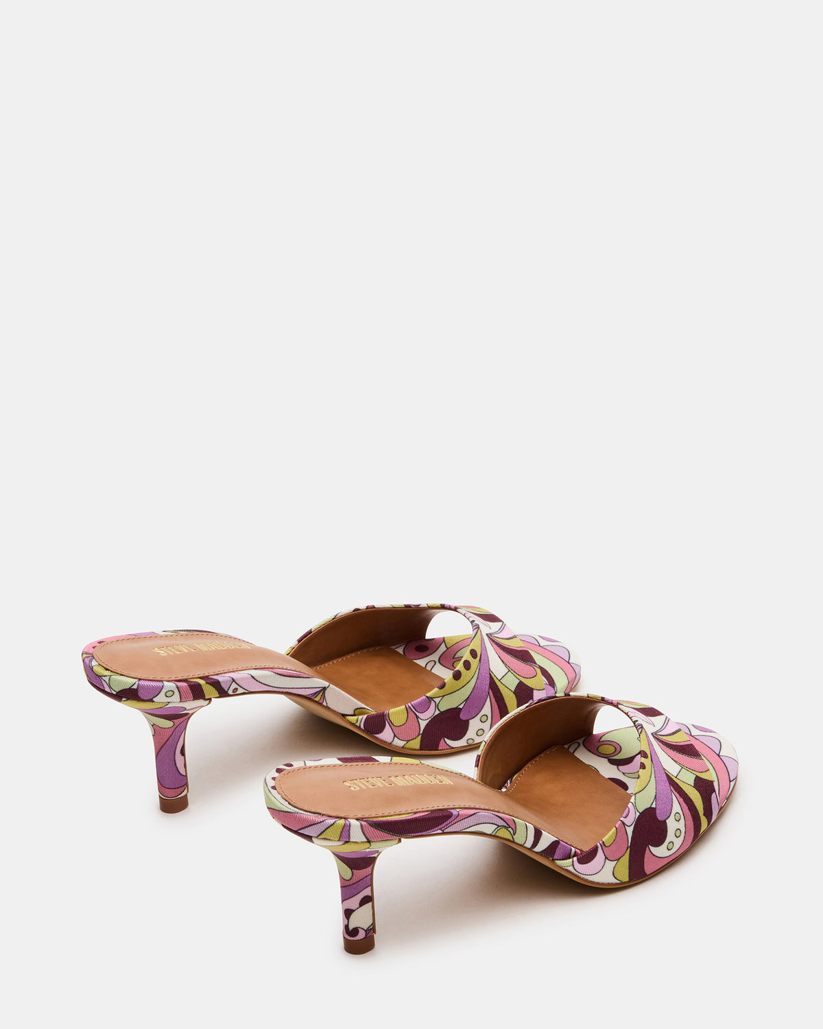KENDRIX Pink Print Women's Mule Heel - Steve Madden