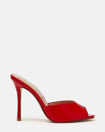 PRIYA Red Patent Mule Women's Heel - Steve Madden