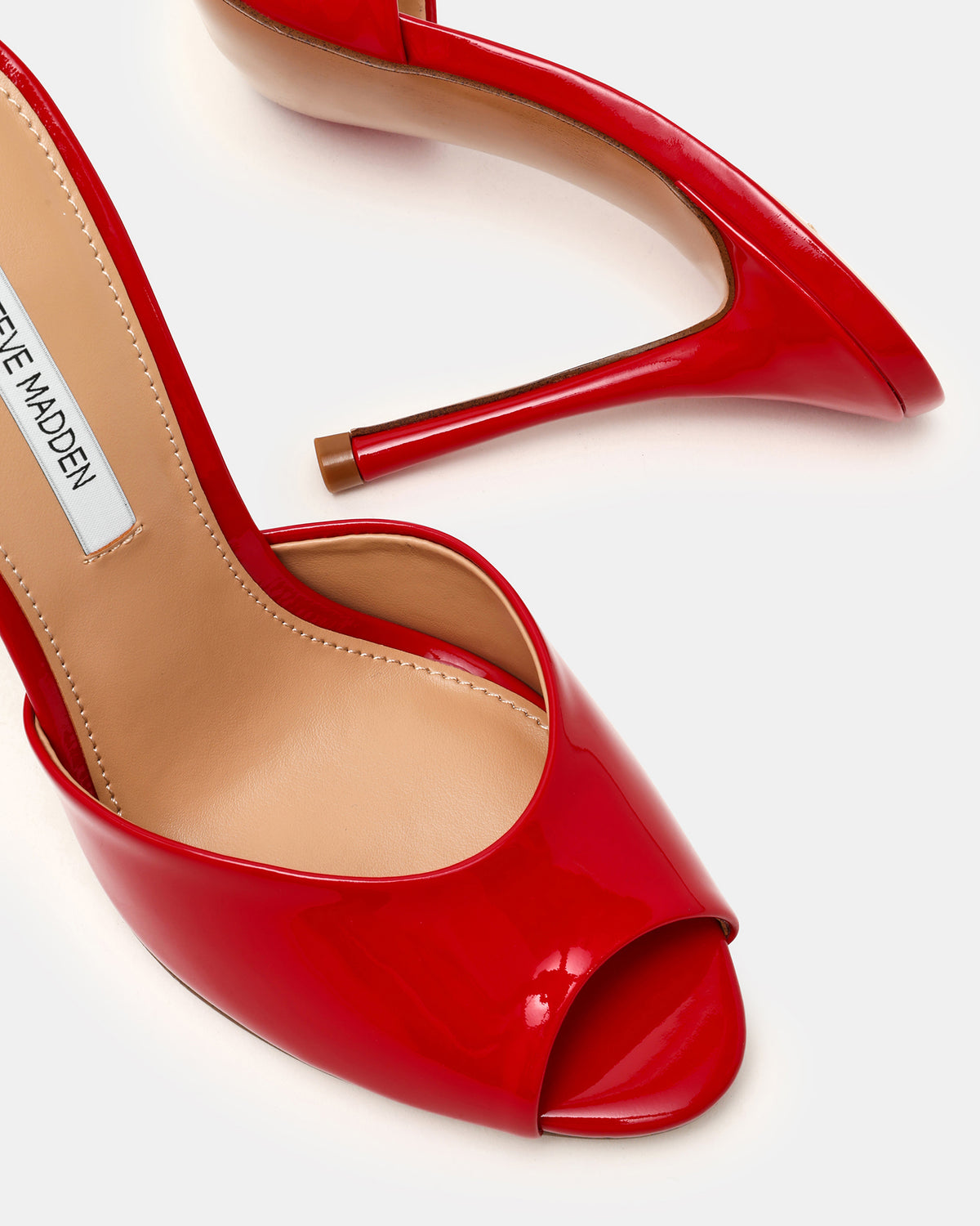 PRIYA Red Patent Mule Women's Heel - Steve Madden