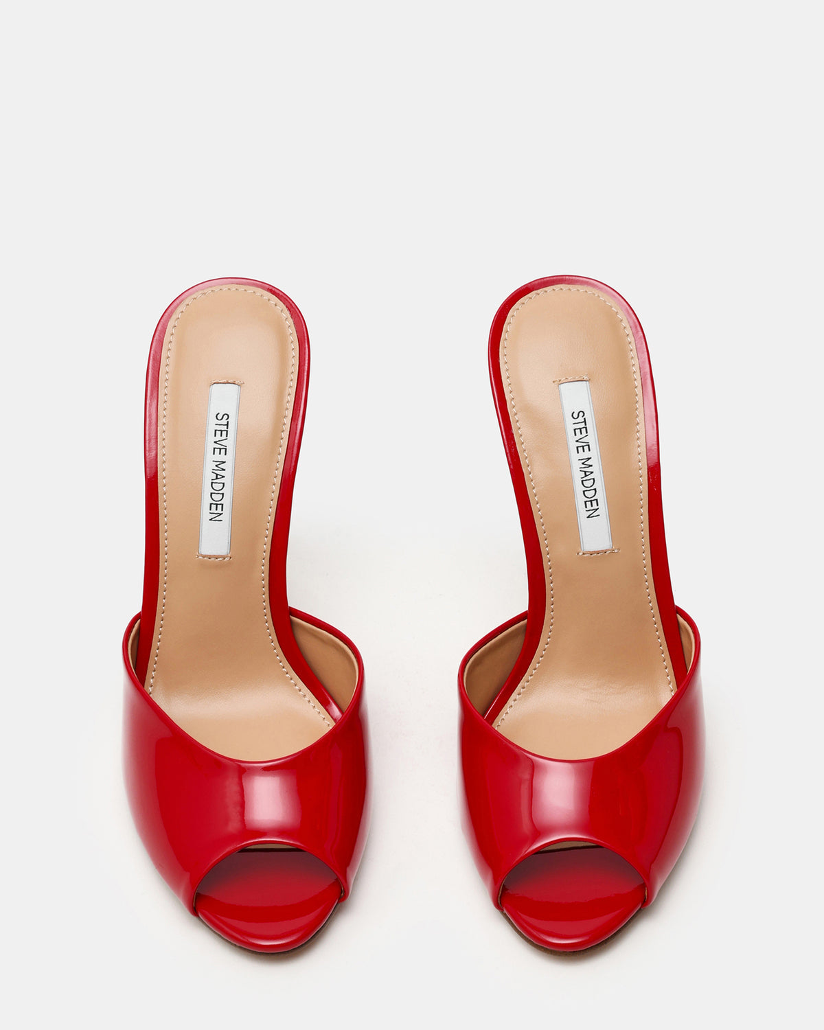 PRIYA Red Patent Mule Women's Heel - Steve Madden