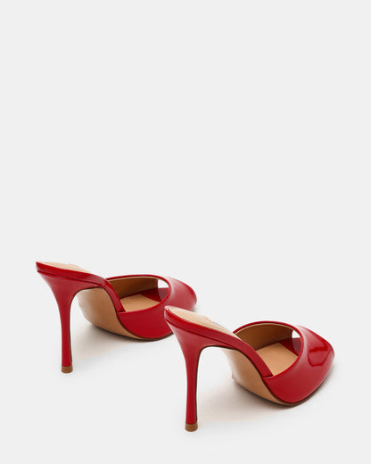 PRIYA Red Patent Mule Women's Heel - Steve Madden