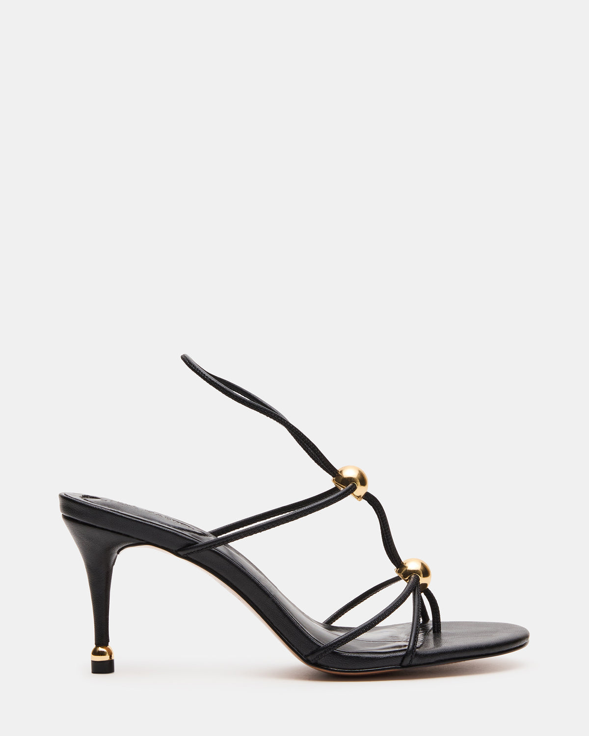 RAMOS Black Strappy Stiletto Women's Heel - Steve Madden