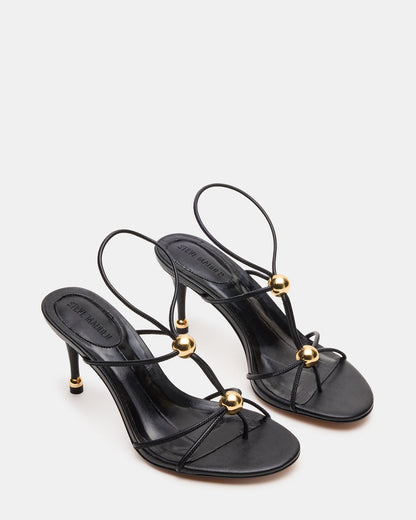 RAMOS Black Strappy Stiletto Women's Heel - Steve Madden