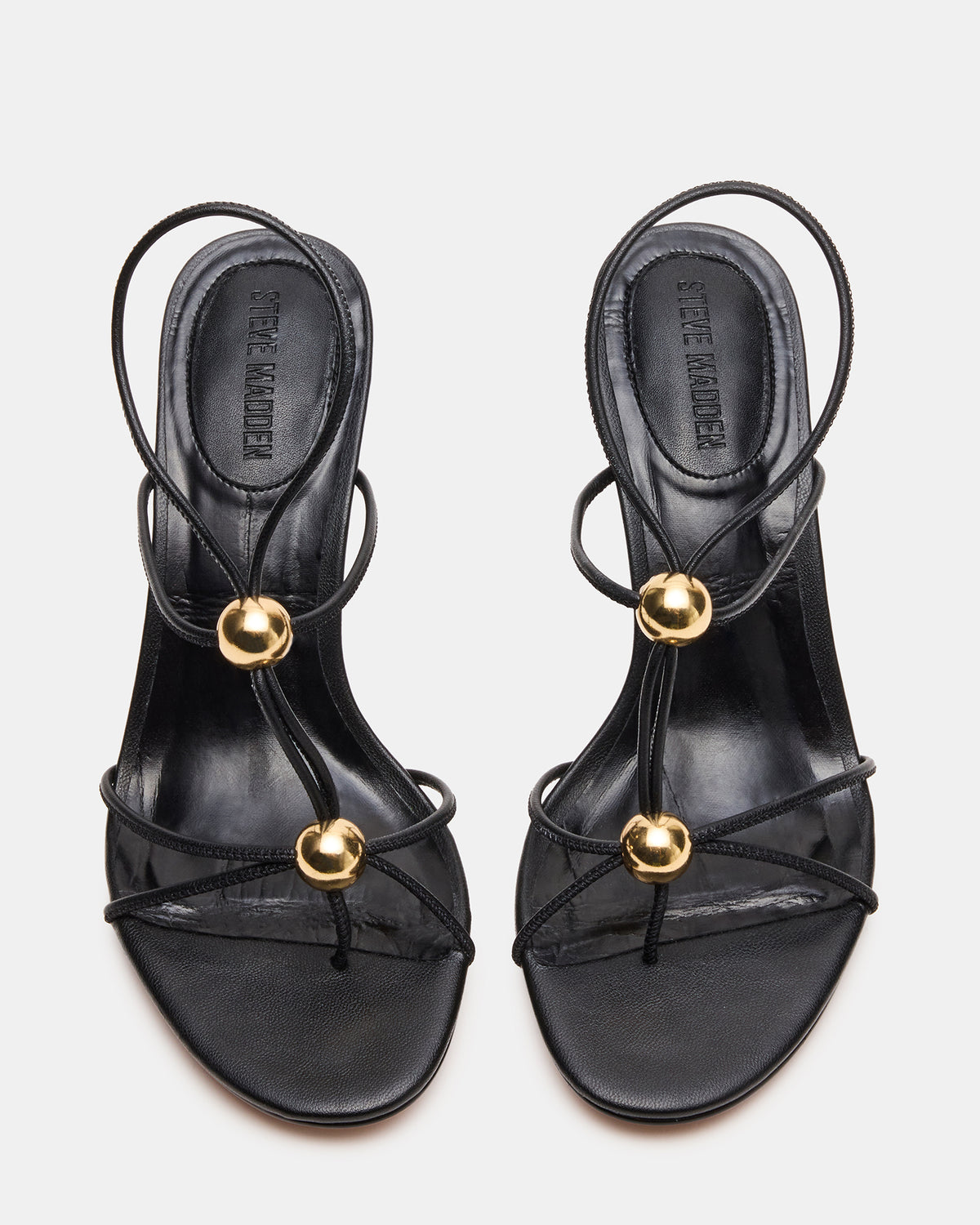 RAMOS Black Strappy Stiletto Women's Heel - Steve Madden