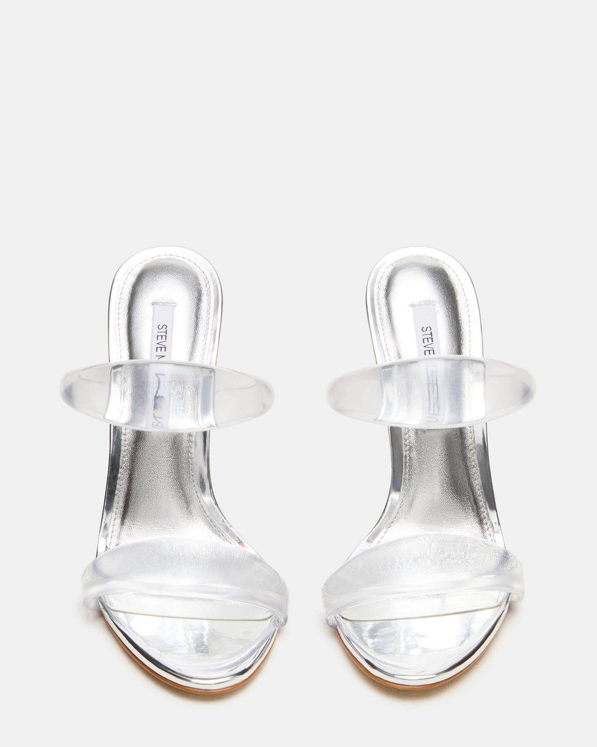 SATURN Jelly Clear Stiletto Mule Women's Heel - Steve Madden