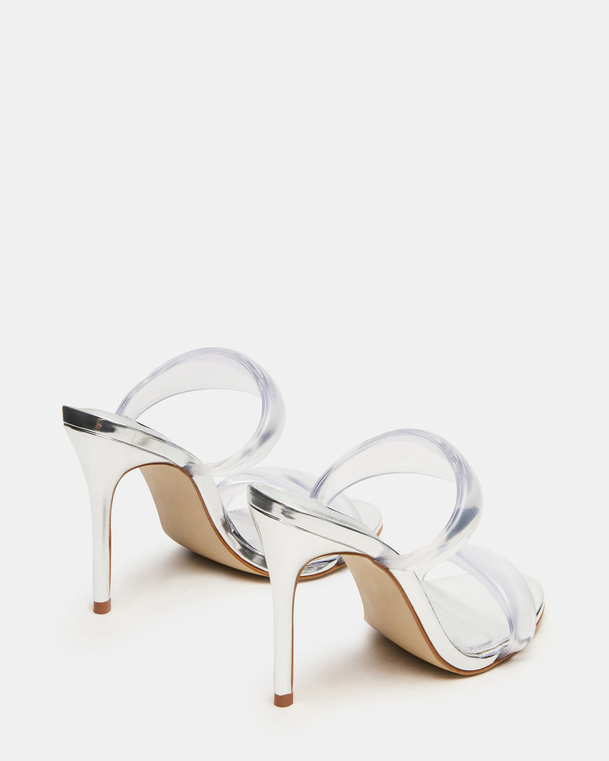 SATURN Jelly Clear Stiletto Mule Women's Heel - Steve Madden