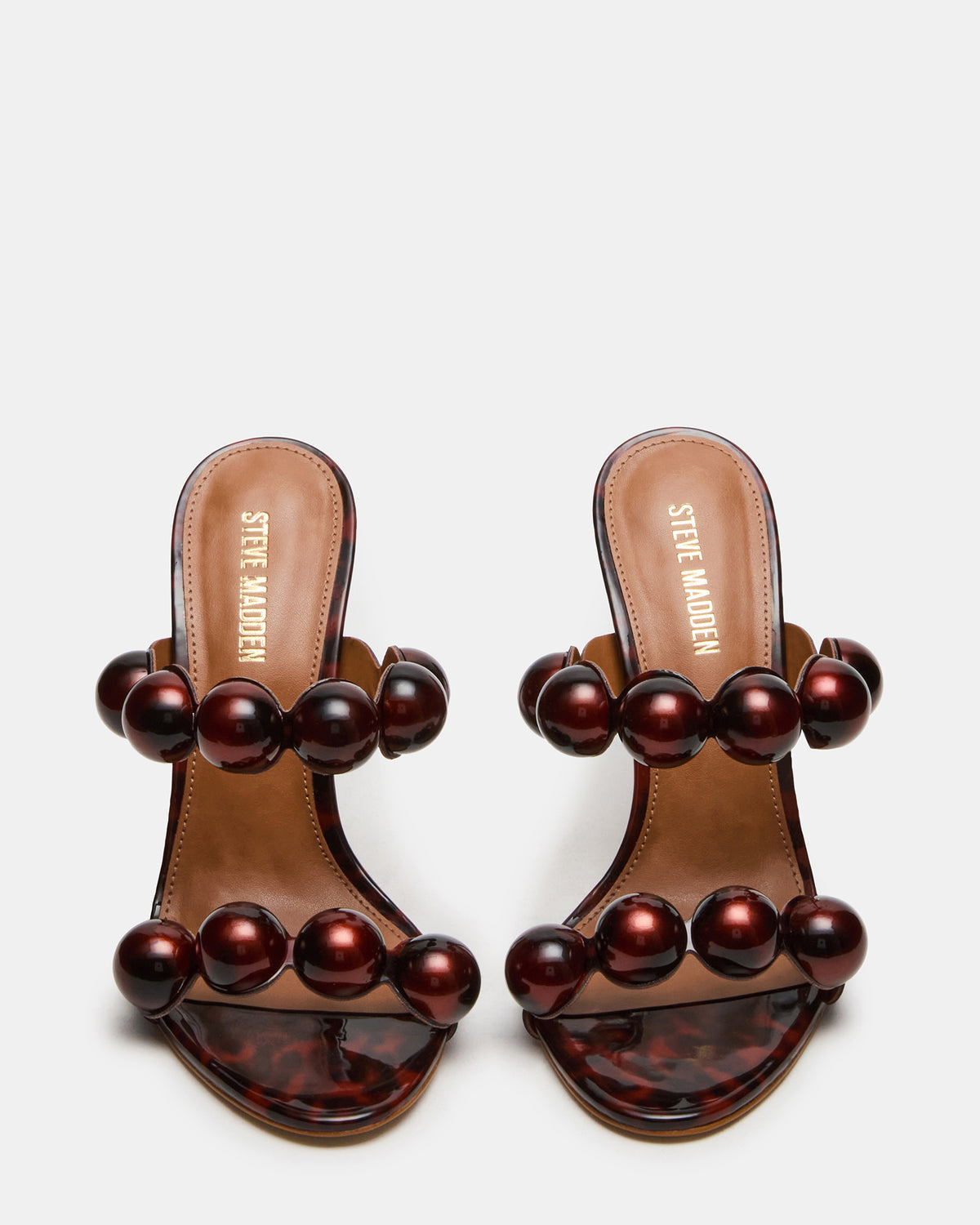 SATURN Beads Tortoise Stiletto Mule Women's Heel - Steve Madden