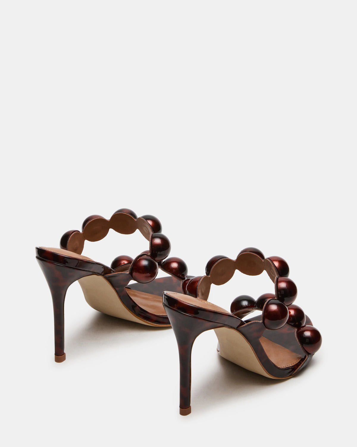 SATURN Beads Tortoise Stiletto Mule Women's Heel - Steve Madden