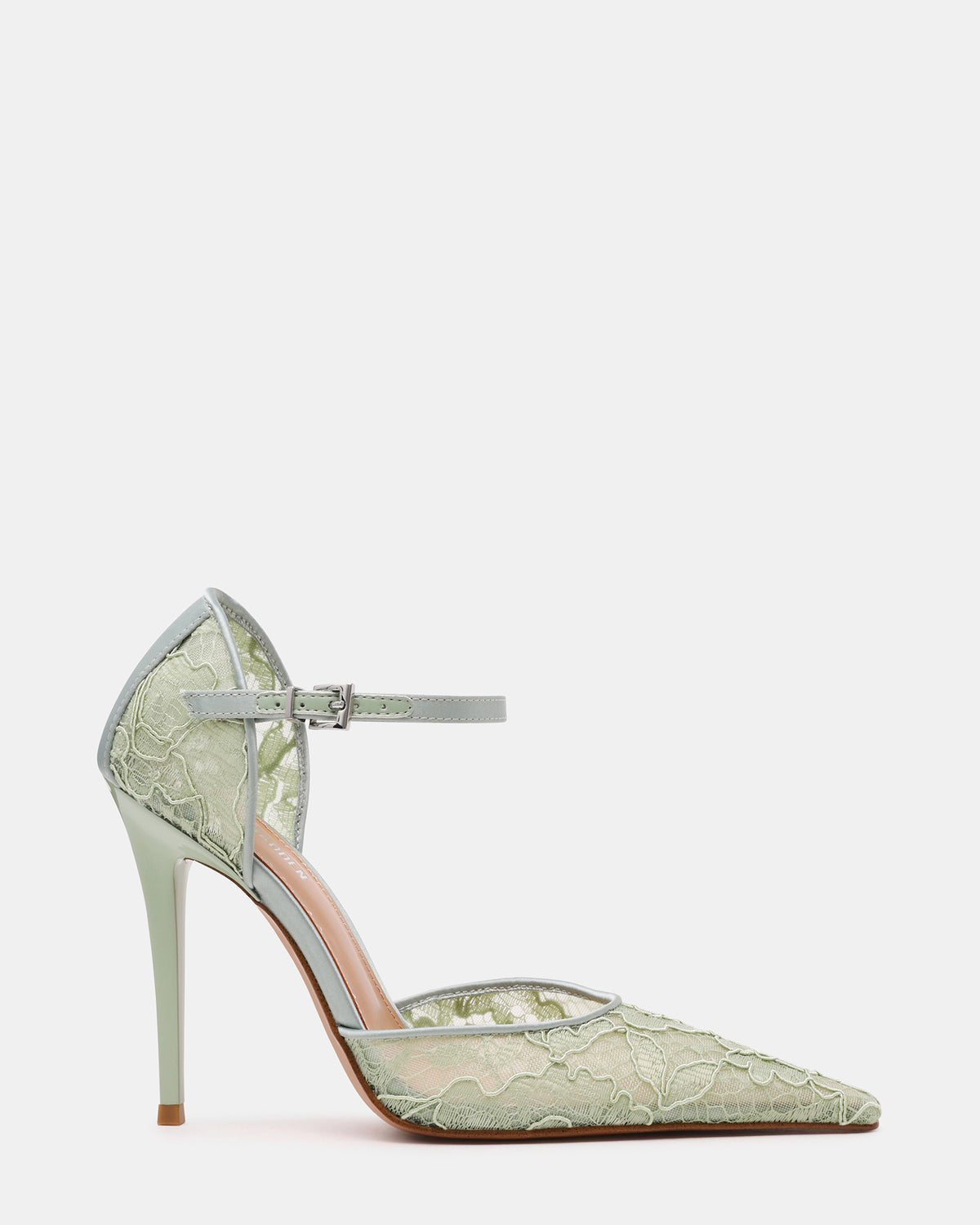AVANT Pistachio Lace Pointed-Toe Stiletto Pump Women's Heel - Steve Madden