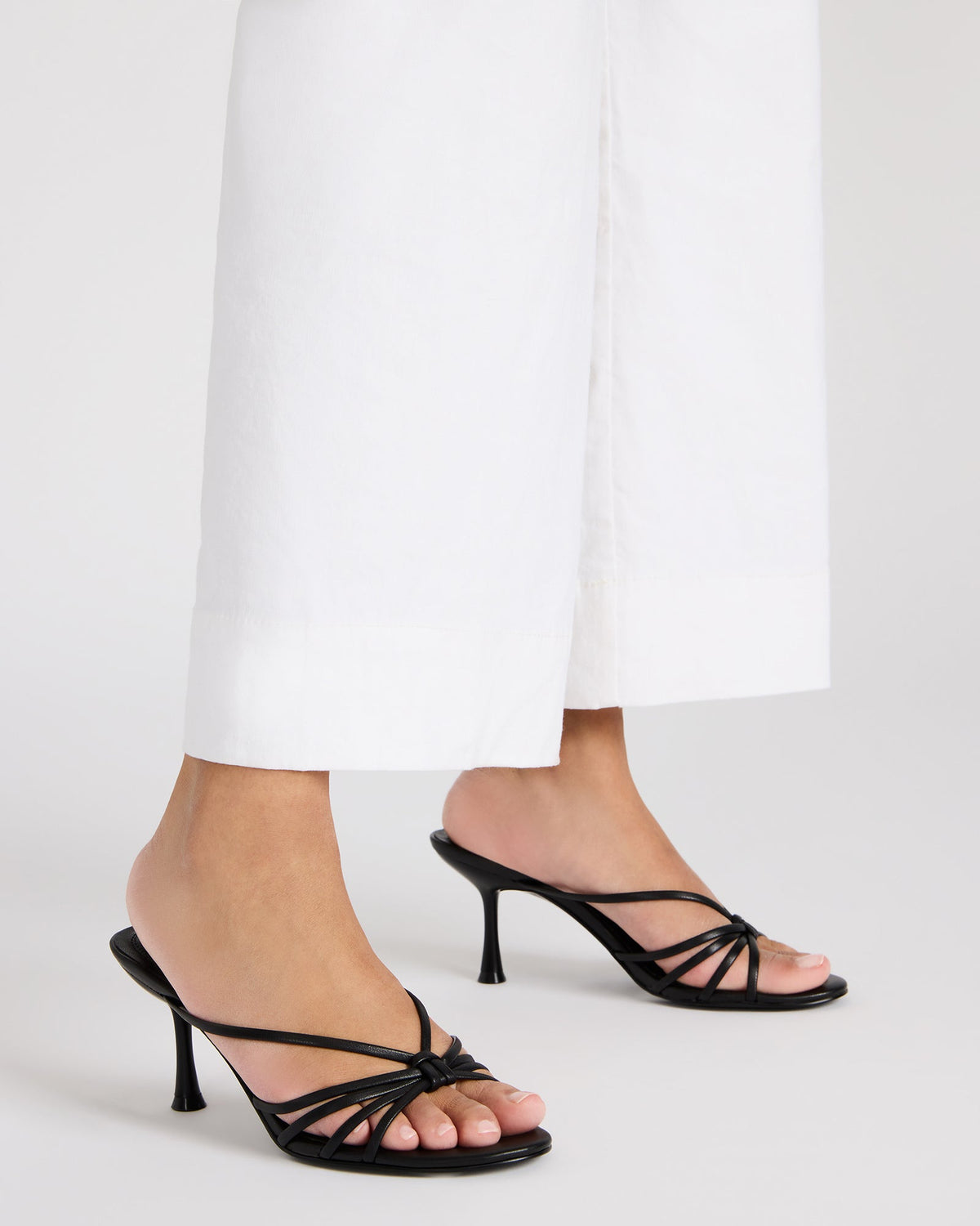 EDNA Natural Raffia Strappy Mule Women's Heel - Steve Madden