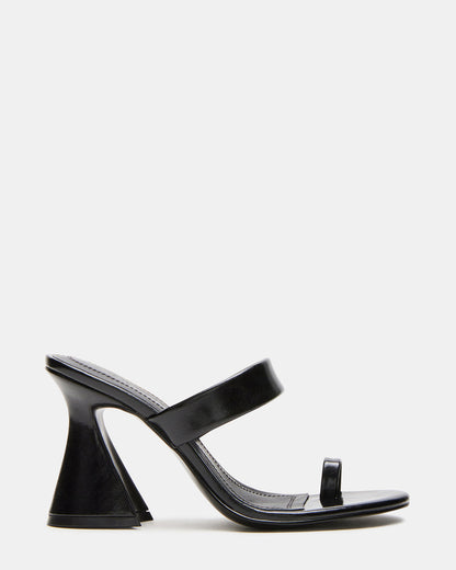 RENIE Black Women's Open Toe Mule Heel - Steve Madden