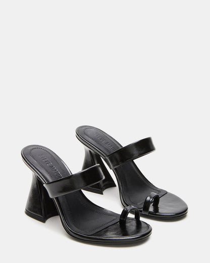 RENIE Black Women's Open Toe Mule Heel - Steve Madden