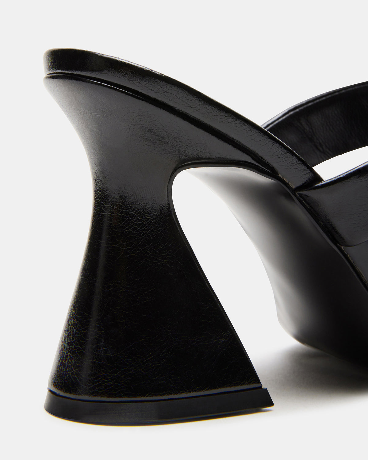 RENIE Black Women's Open Toe Mule Heel - Steve Madden