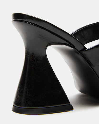 RENIE Black Women's Open Toe Mule Heel - Steve Madden