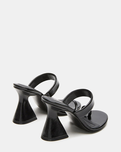 RENIE Black Women's Open Toe Mule Heel - Steve Madden