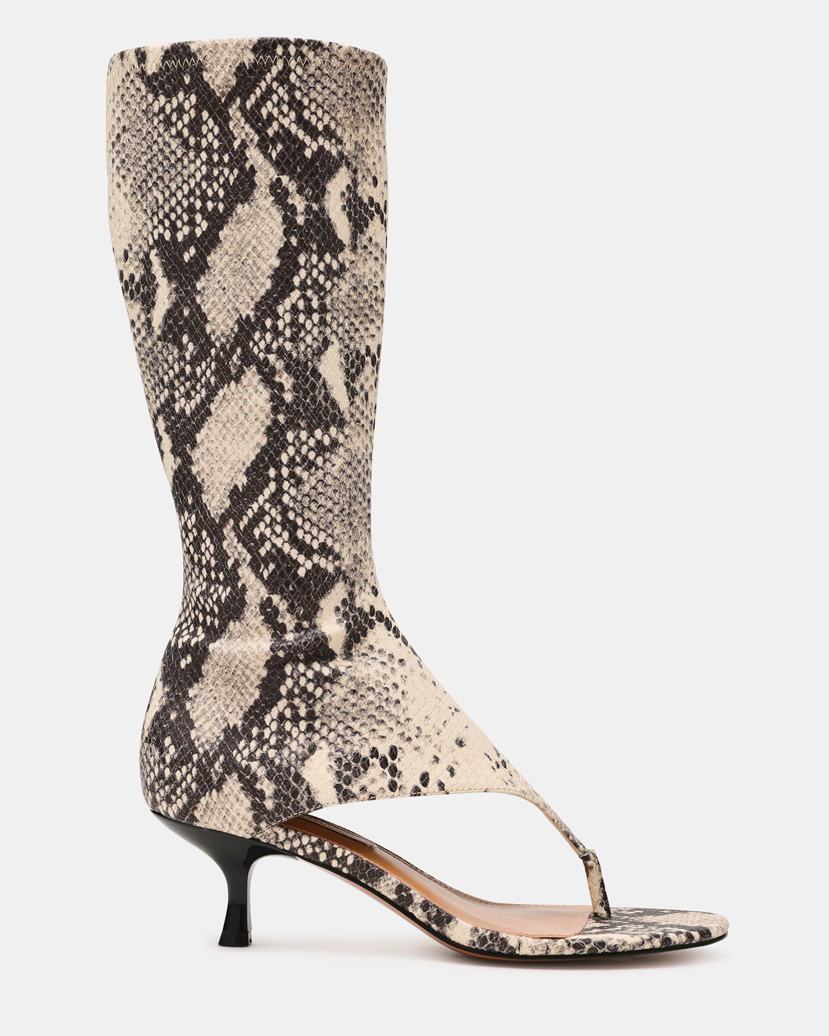 RELENTLESS Snake Thong Open-Toe Boot Shaft Women's Heel - Steve Madden