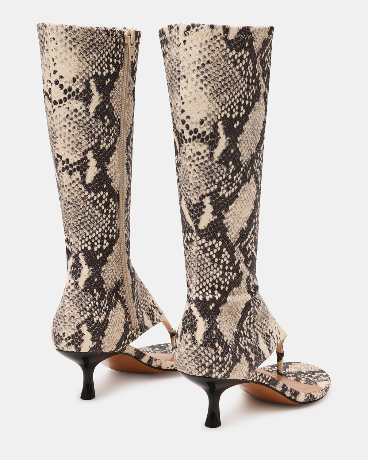 RELENTLESS Snake Thong Open-Toe Boot Shaft Women's Heel - Steve Madden