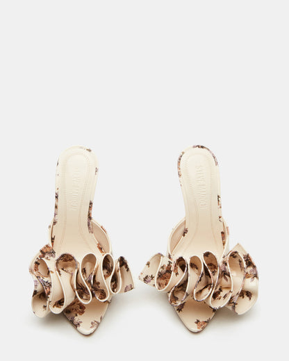 AFFINITY Floral Women's Multi Pointed-Toe Stiletto Mule Heel - Steve Madden