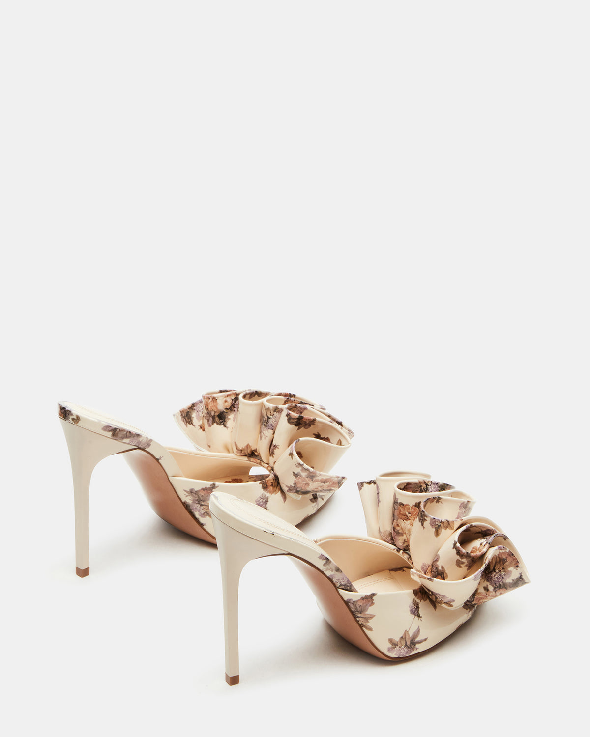 AFFINITY Floral Women's Multi Pointed-Toe Stiletto Mule Heel - Steve Madden