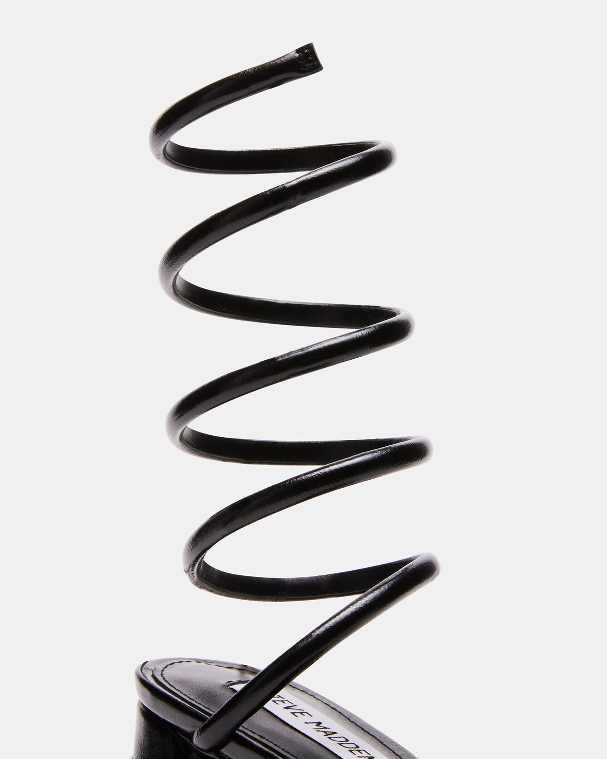 LOPEZ Black Women's Square Toe Strappy Heel - Steve Madden