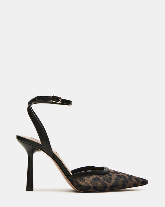 ALLIANCE Mesh Leopard Pointed-Toe Pump Women's Heel - Steve Madden