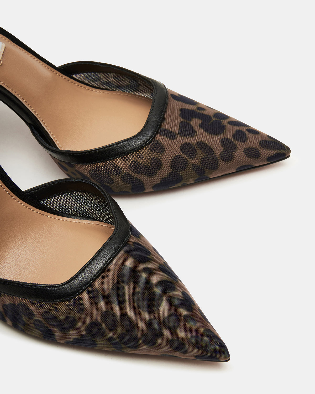 ALLIANCE Mesh Leopard Pointed-Toe Pump Women's Heel - Steve Madden