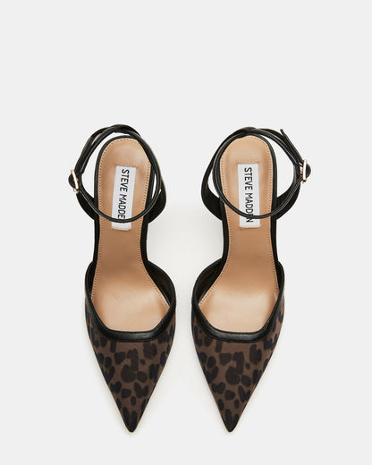 ALLIANCE Mesh Leopard Pointed-Toe Pump Women's Heel - Steve Madden