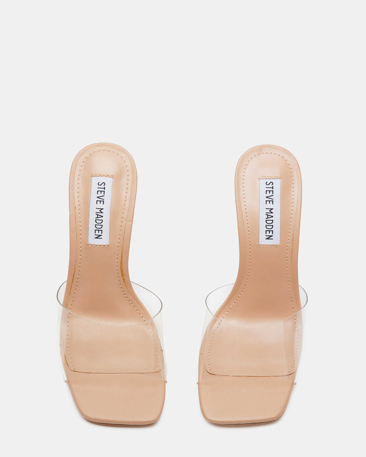 SIGNAL Clear Women's Designer Tall Stiletto Heels - Steve Madden