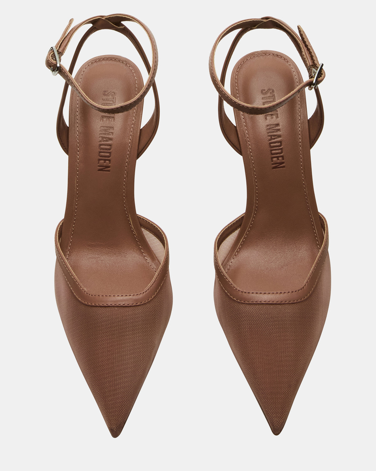 ALLIANCE Mesh Mocha Pointed-Toe Pump Women's Heel - Steve Madden