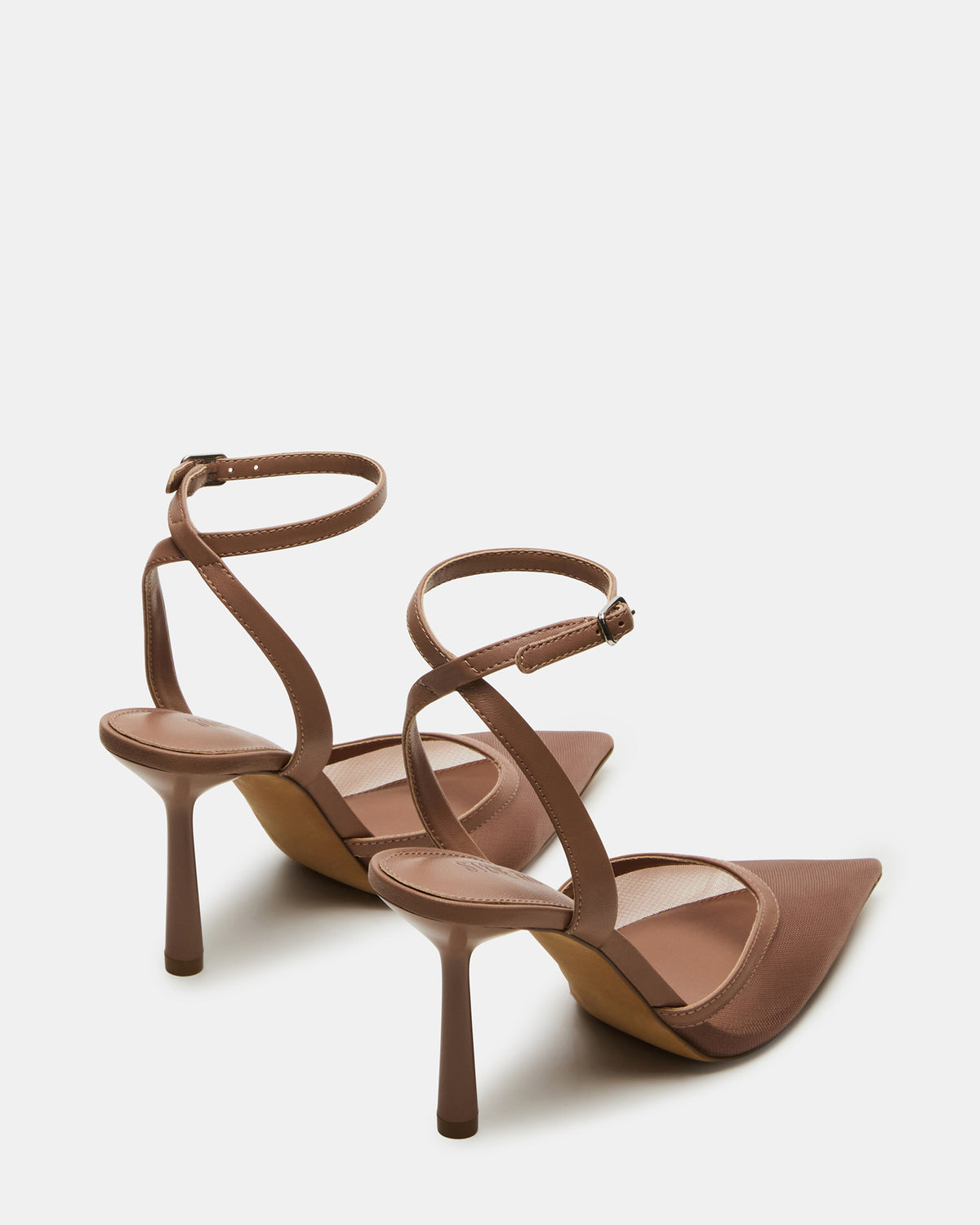 ALLIANCE Mesh Mocha Pointed-Toe Pump Women's Heel - Steve Madden