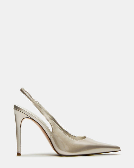 REYES Champagne Slingback Stiletto Pointed-Toe Pump Women's Heel - Steve Madden
