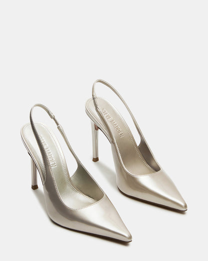 REYES Champagne Slingback Stiletto Pointed-Toe Pump Women's Heel - Steve Madden