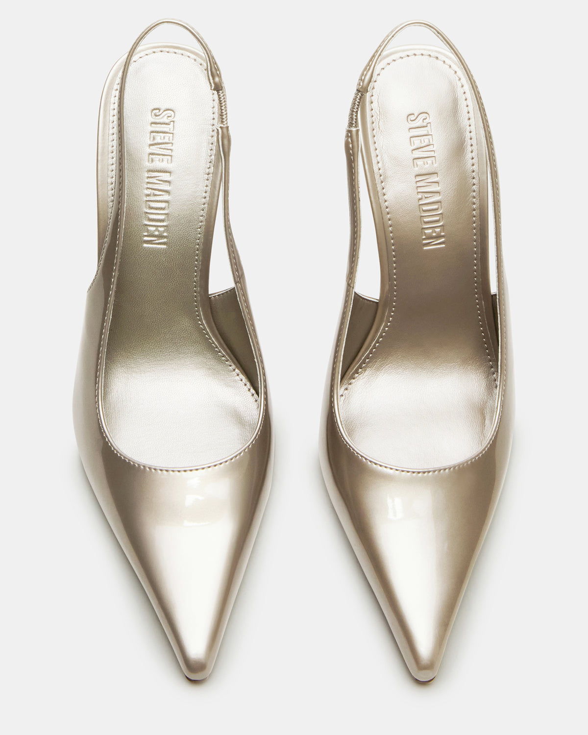 REYES Champagne Slingback Stiletto Pointed-Toe Pump Women's Heel - Steve Madden